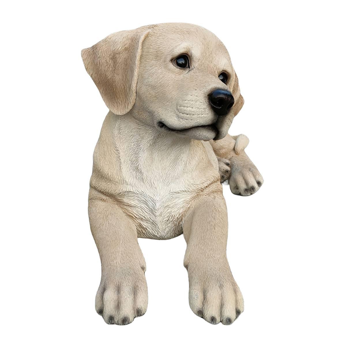 Hi-Line Gift Lying Yellow Labrador Garden Statue
