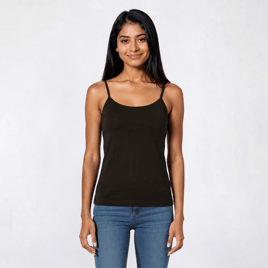 Juniors Cotton Candy Butter Soft Padded Shelf Bra Camisole