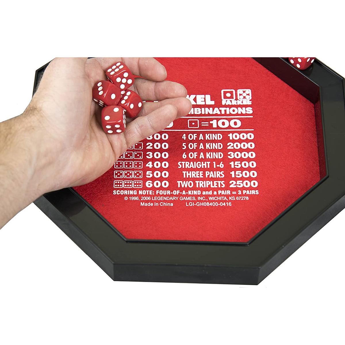 Legendary Games Farkel Rolling Tray Party Game