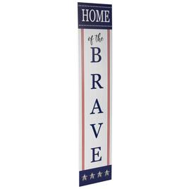 Northlight Seasonal "Home of the Brave" Porch Board Sign