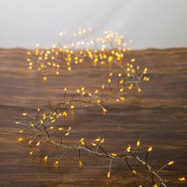 Kurt Adler Fairy Cluster Garland w/ Cool White LED Twinkle Lights
