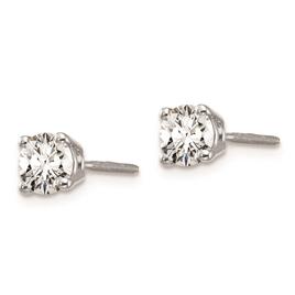 Pure Fire 14kt Gold 3/4ctw. Certified Diamond Screw Back Earrings