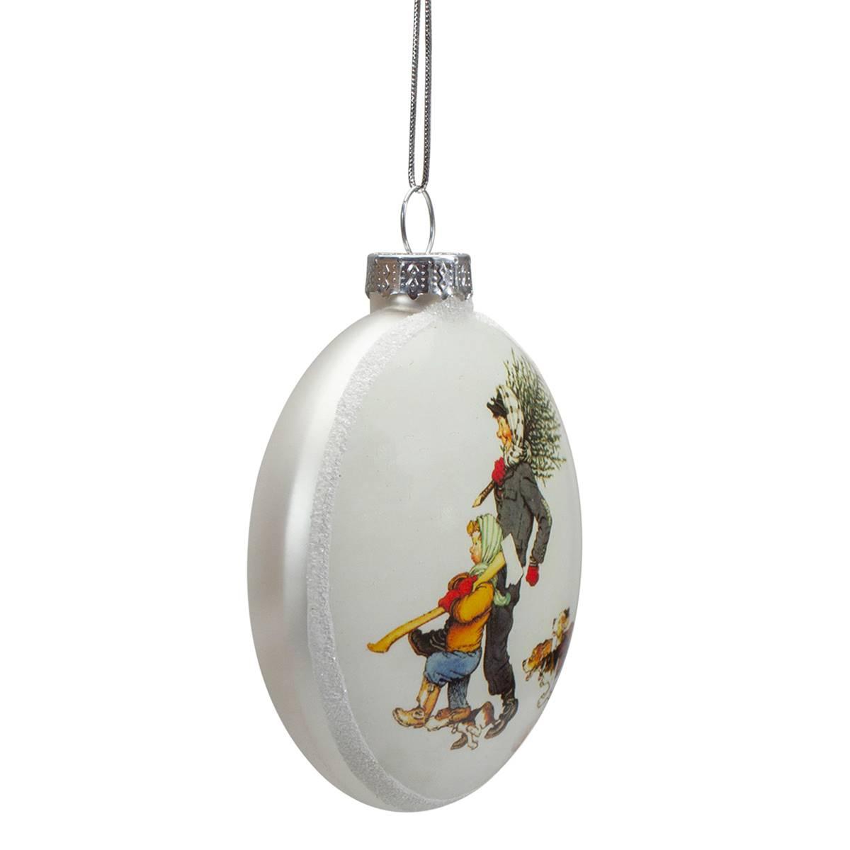 Northlight Seasonal Norman Rockwell Bringing Home Ornament