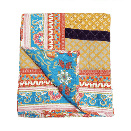 Greenland Home Fashions(tm) Thalia Reversible Quilted Throw Blanket