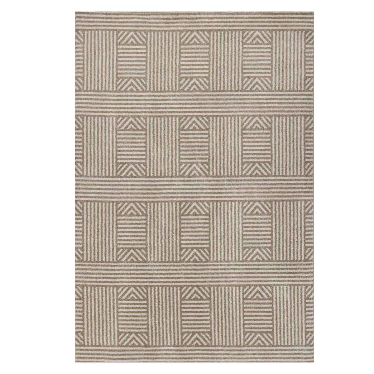 9th & Pike® Geometric Lines UV Treated Rectangular Rug