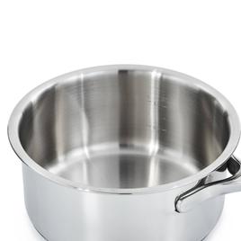 BergHOFF Helix Stainless Steel 1.6qt. Saucepan w/ Glass Lid