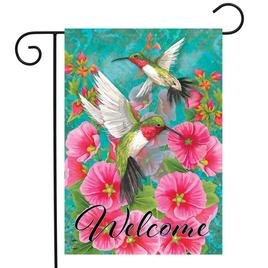 Briarwood Lane Hummingbird Dance Garden Flag