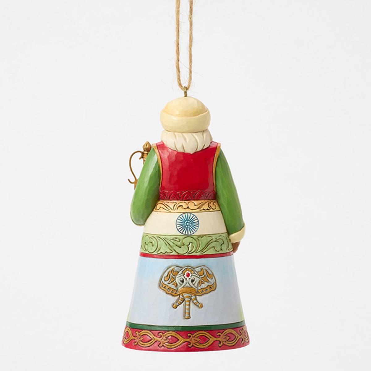 Jim Shore Santa Around World India Christmas Ornament