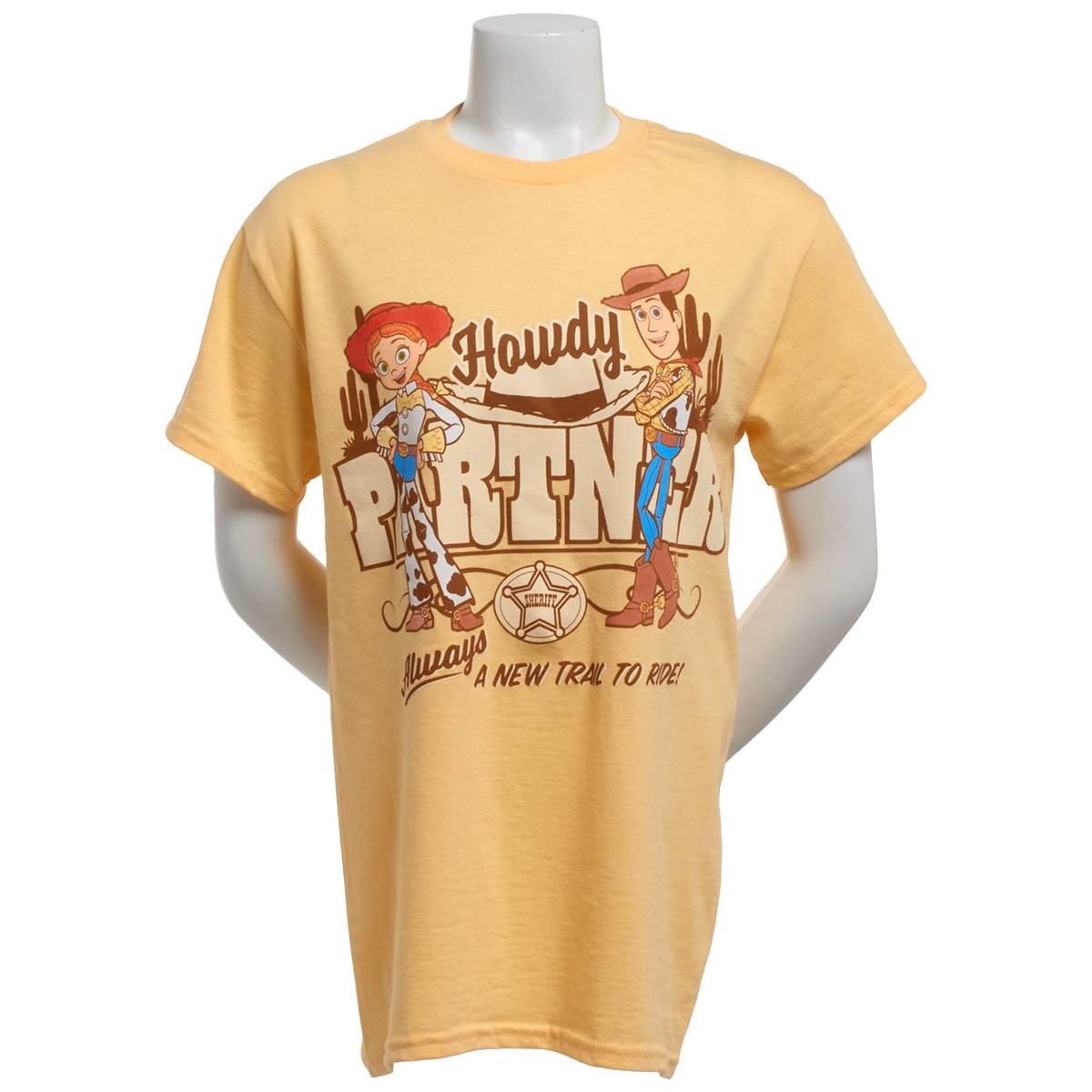 Juniors Hybrid Toy Story Woody & Jessie Partner Boyfriend Tee