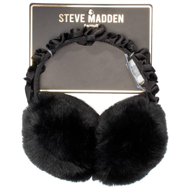 Womens Steve Madden Ruched Band Earmuff
