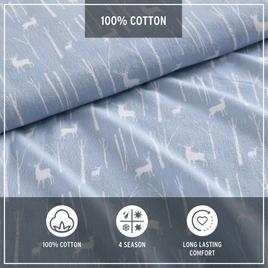 Eddie Bauer Birch Forest Cotton Flannel Sheet Set