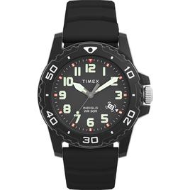 Mens Timex(R) Main Street Black Dial Watch - TW5M61200JT