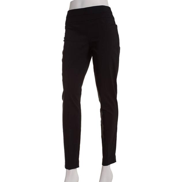 Juniors Leighton Wide Waist Millennium Skinny Pull On Dress Pants