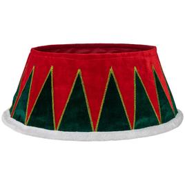 Northlight Seasonal 25in. Red and Green Christmas Tree Collar