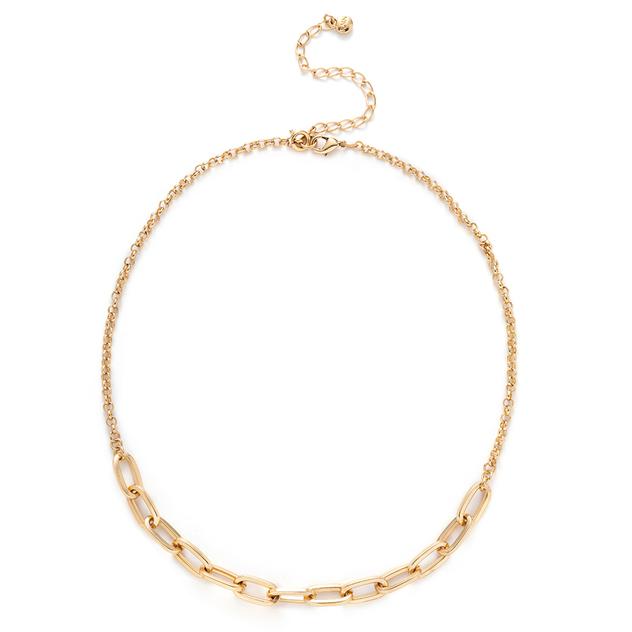 Wearable Art 18in. Gold-Tone Chain Link Necklace