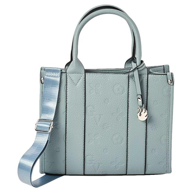 Gloria Vanderbilt Embossed Logo Box Satchel