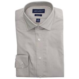 Mens Architect(R) Performance Slim Fit Grey Dawn Dress Shirt