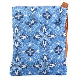 Stone Mountain Quilted Lockport Baroque Crossbody - Denim