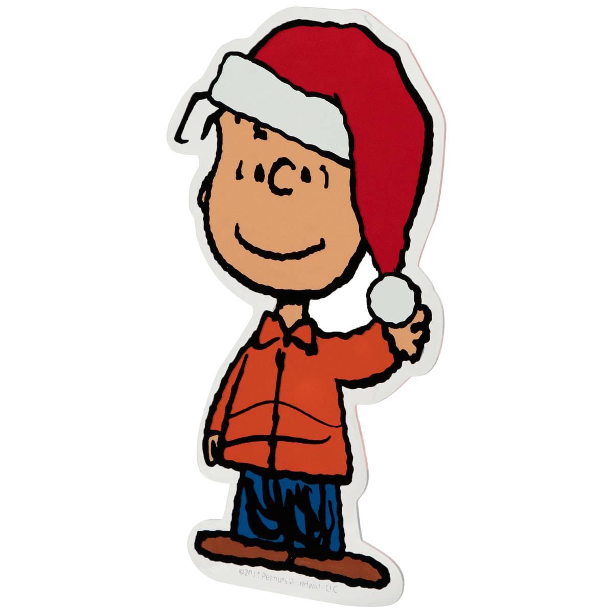 Northlight Seasonal Peanuts Linus Christmas Window Cling