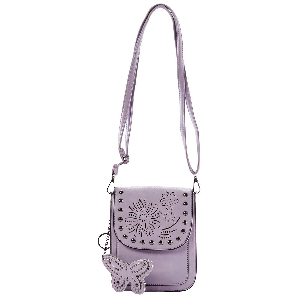 Sam & Hadley Laser Cut Xbody Wcharm Crossbody