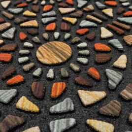 Mohawk Home Entranced Geometric Mosaic Rectangle Doormat