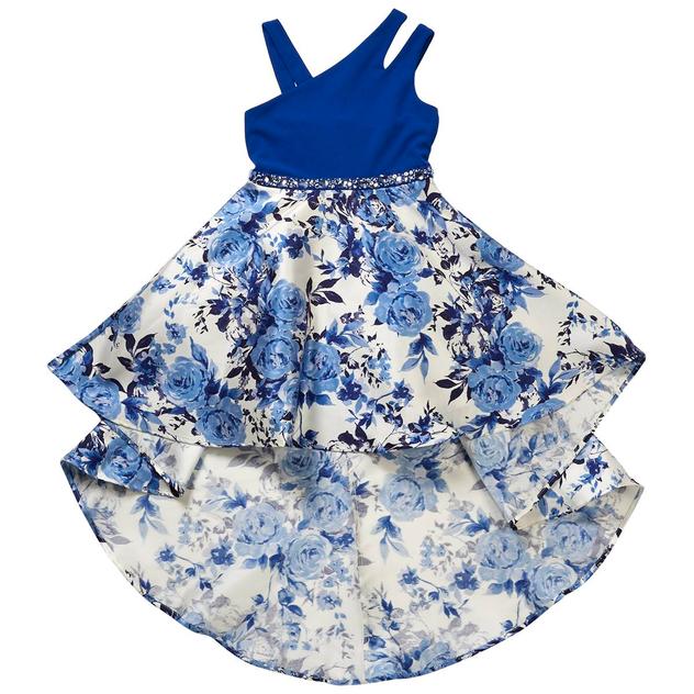 Girls (7-16) Speechless® Asymmetrical Strap Floral Maxi Dress