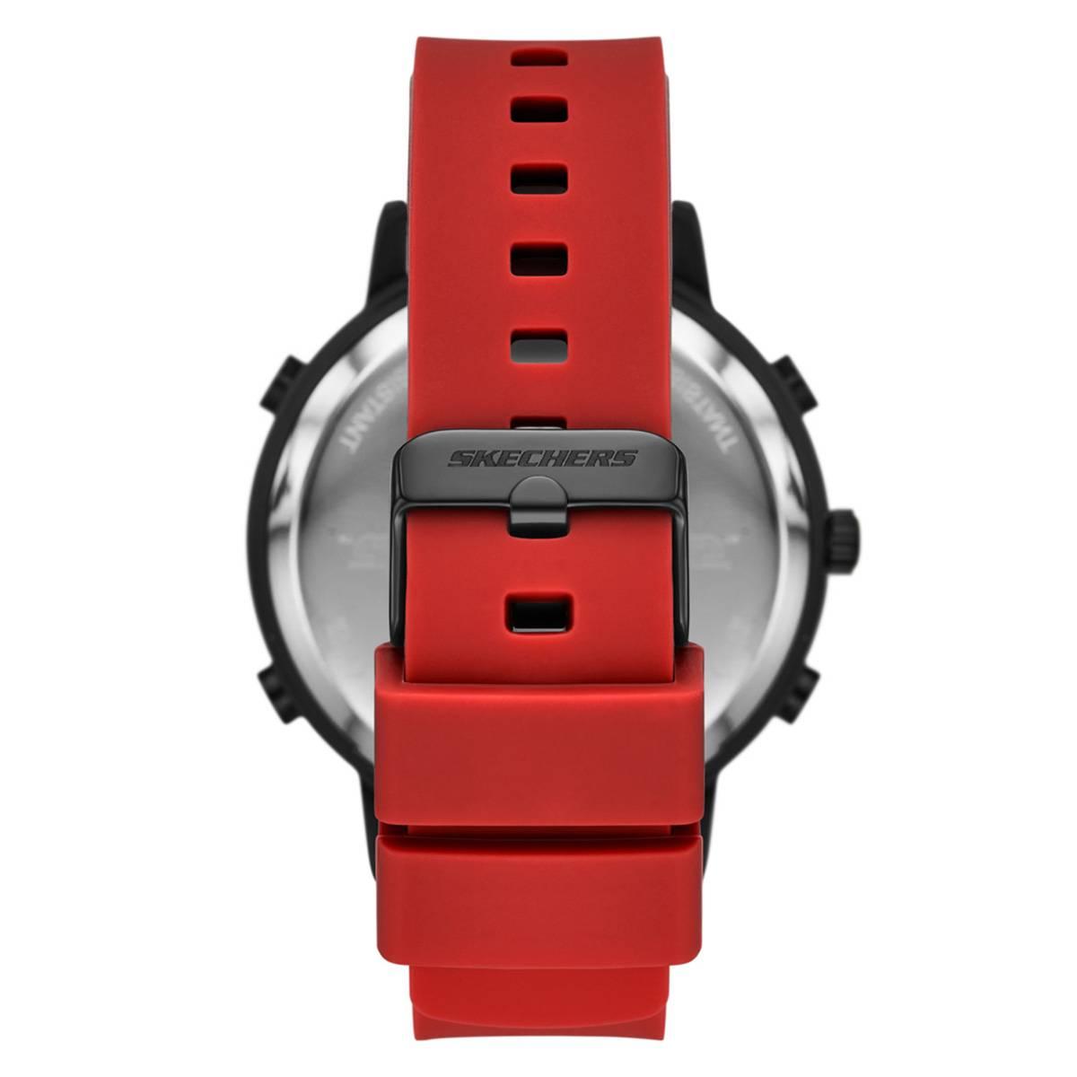 Mens Skechers Red Lawndale Analog & Digital Watch - SR5073