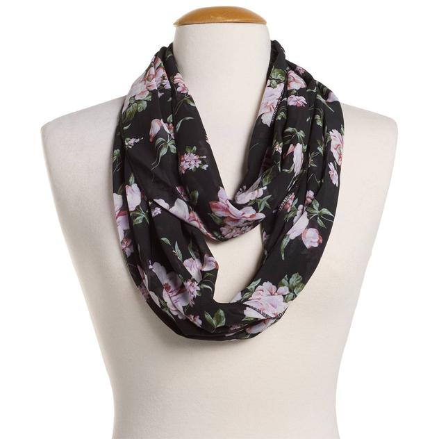 Womens Renshun Mini Floral Infinity Scarf