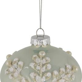 Northlight Seasonal Pastel Green Christmas Ornaments - Set of 2