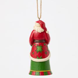Jim Shore Heartwood Creek Santa w/ Tractor Christmas Ornament