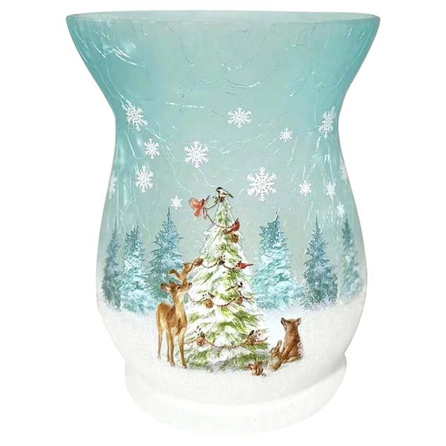 Transpac Christmas Tree w/ Deer Hurricane