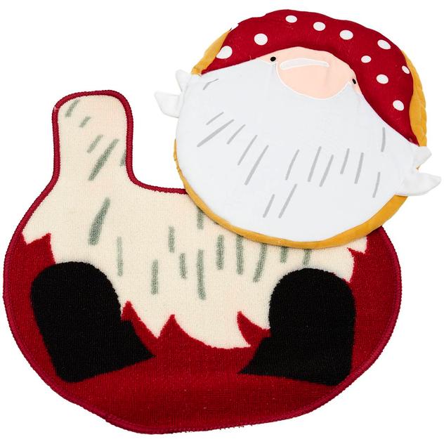Gnome Dot 2pc. Bath Rug Set