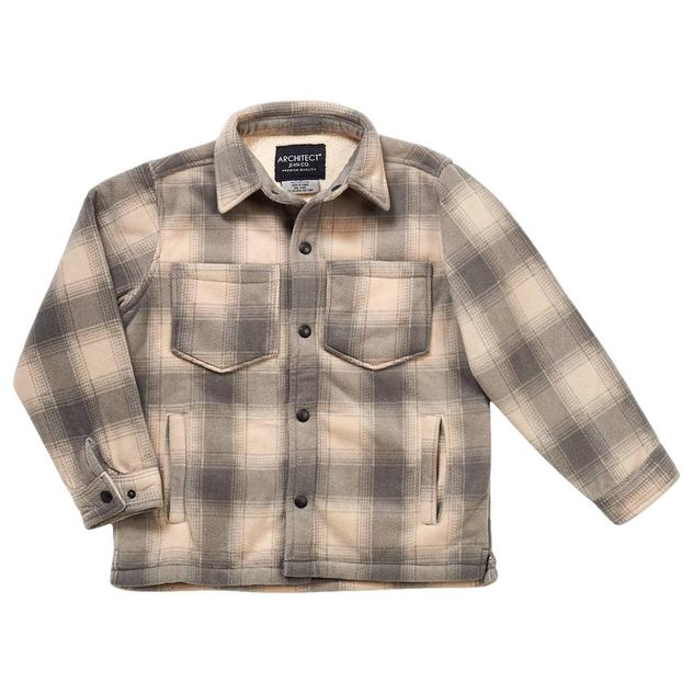 Boys (8-20)  Architect® Jean Co. Sherpa Nordic Shacket  - Grey