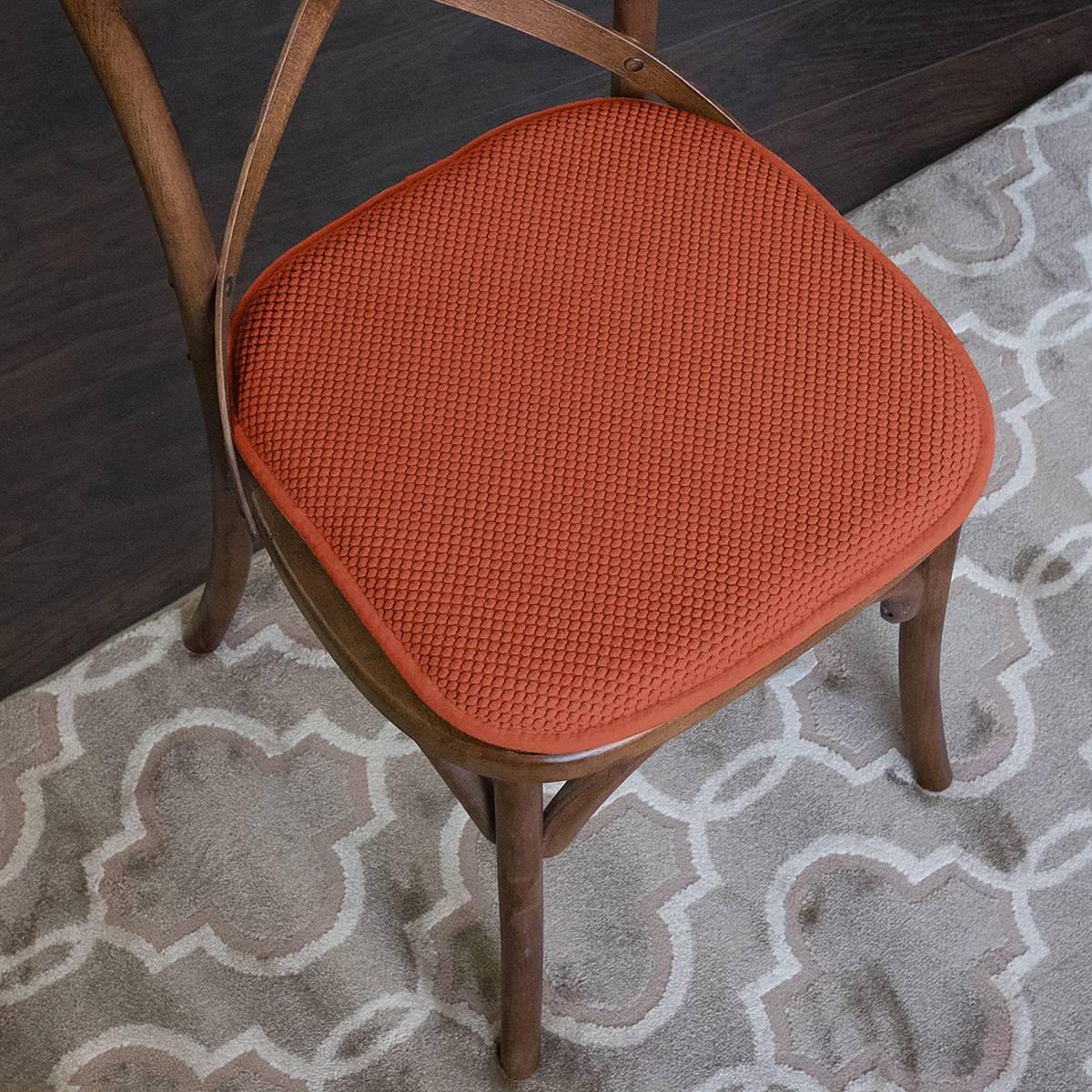 Sweet Home Collection Honeycomb Memory Foam Non-Slip Chair Pad