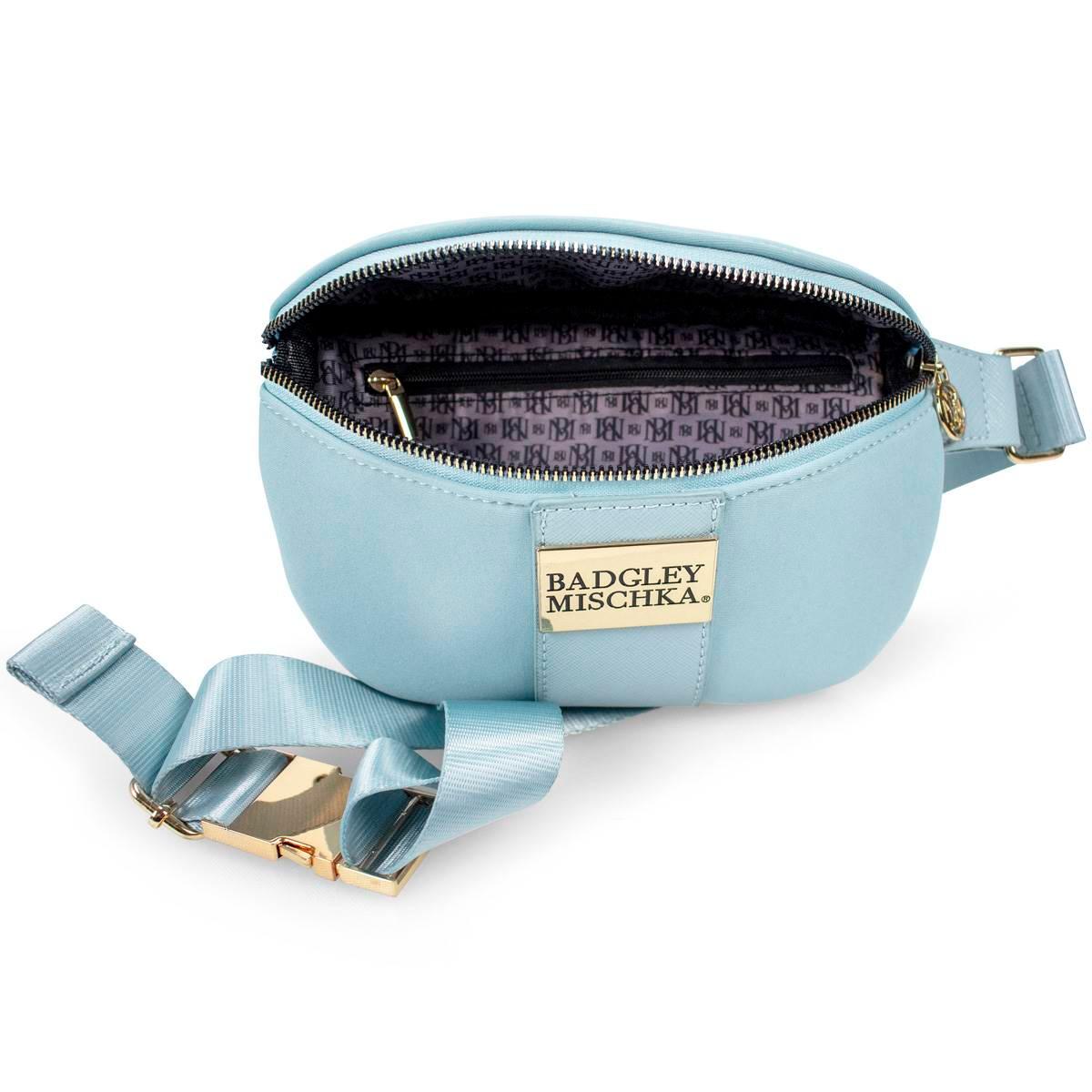 Badgley Mischka Sage Scuba &amp; Vegan Leather Belt Bag