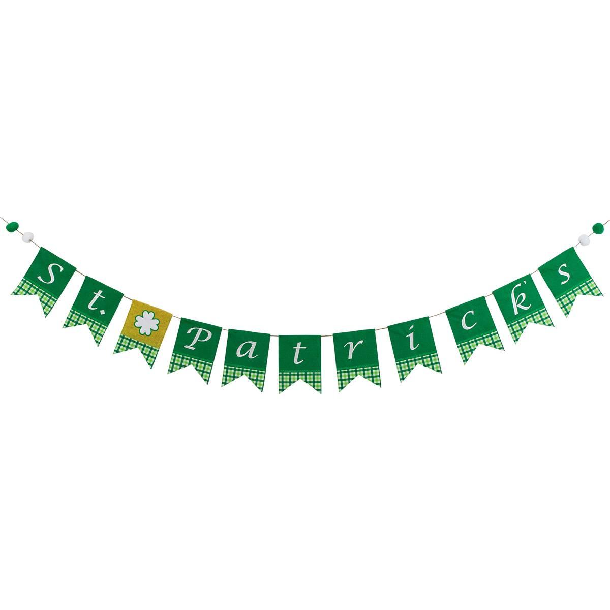 Northlight Seasonal St. Patrick''s Swallowtail Flag Wall Banner
