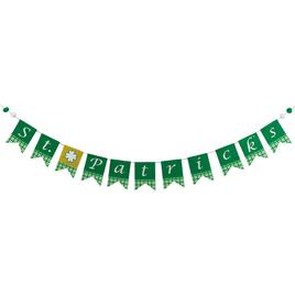 Northlight Seasonal St. Patrick''s Swallowtail Flag Wall Banner