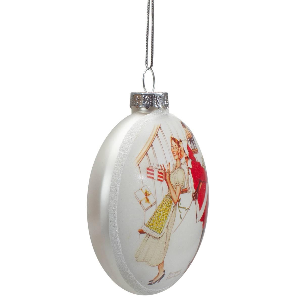 Northlight Seasonal Norman Rockwell Christmas Suprise Ornament