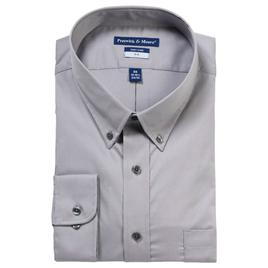 Mens Big Preswick & Moore Comfort Stretch Dress Shirt - Grey