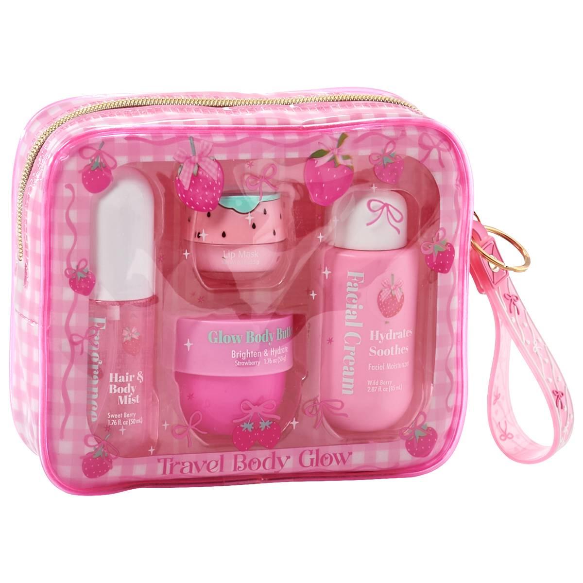 Girls Hot Focus Strawberry Travel Body Care
