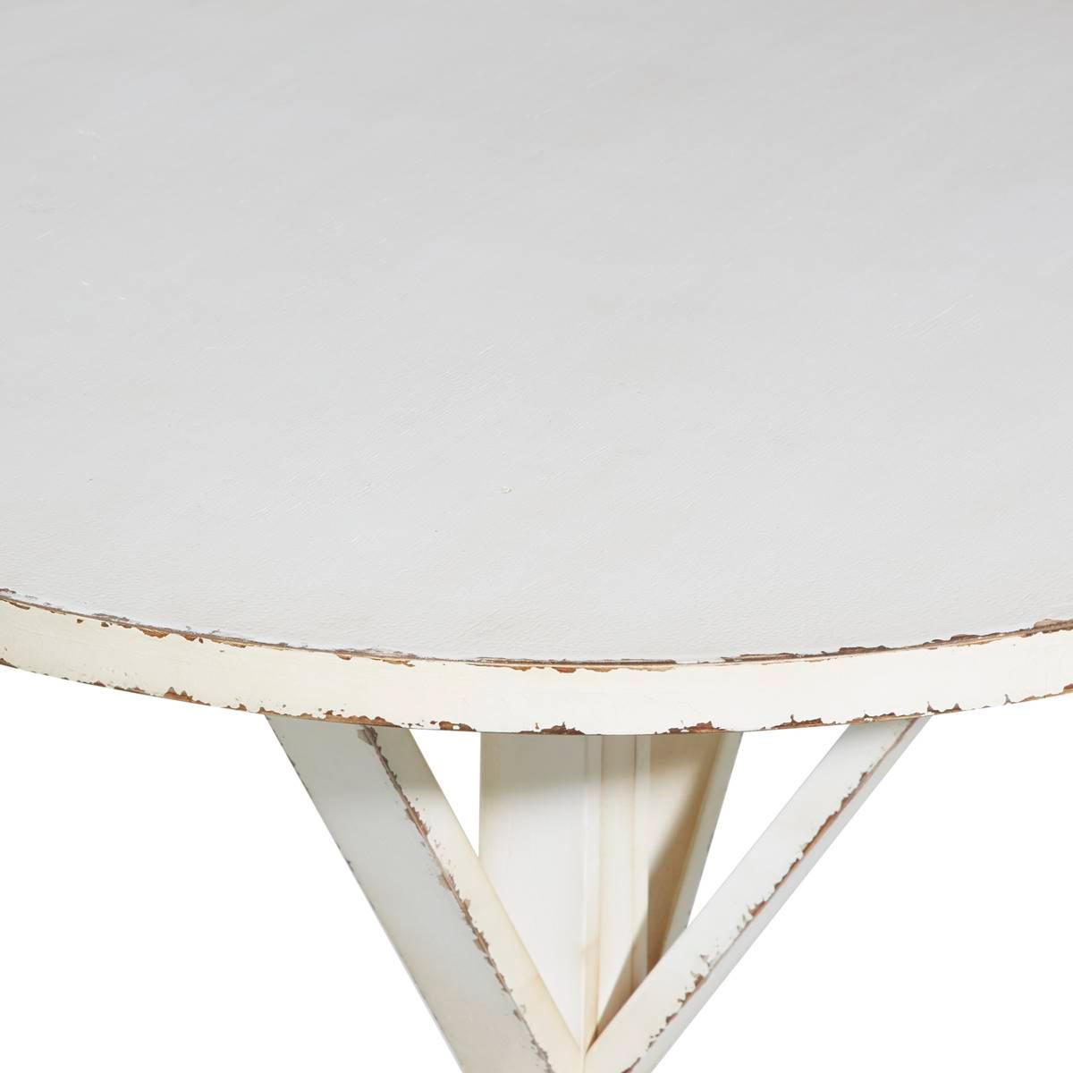 9th & Pike® White Wood Farmhouse Accent Table