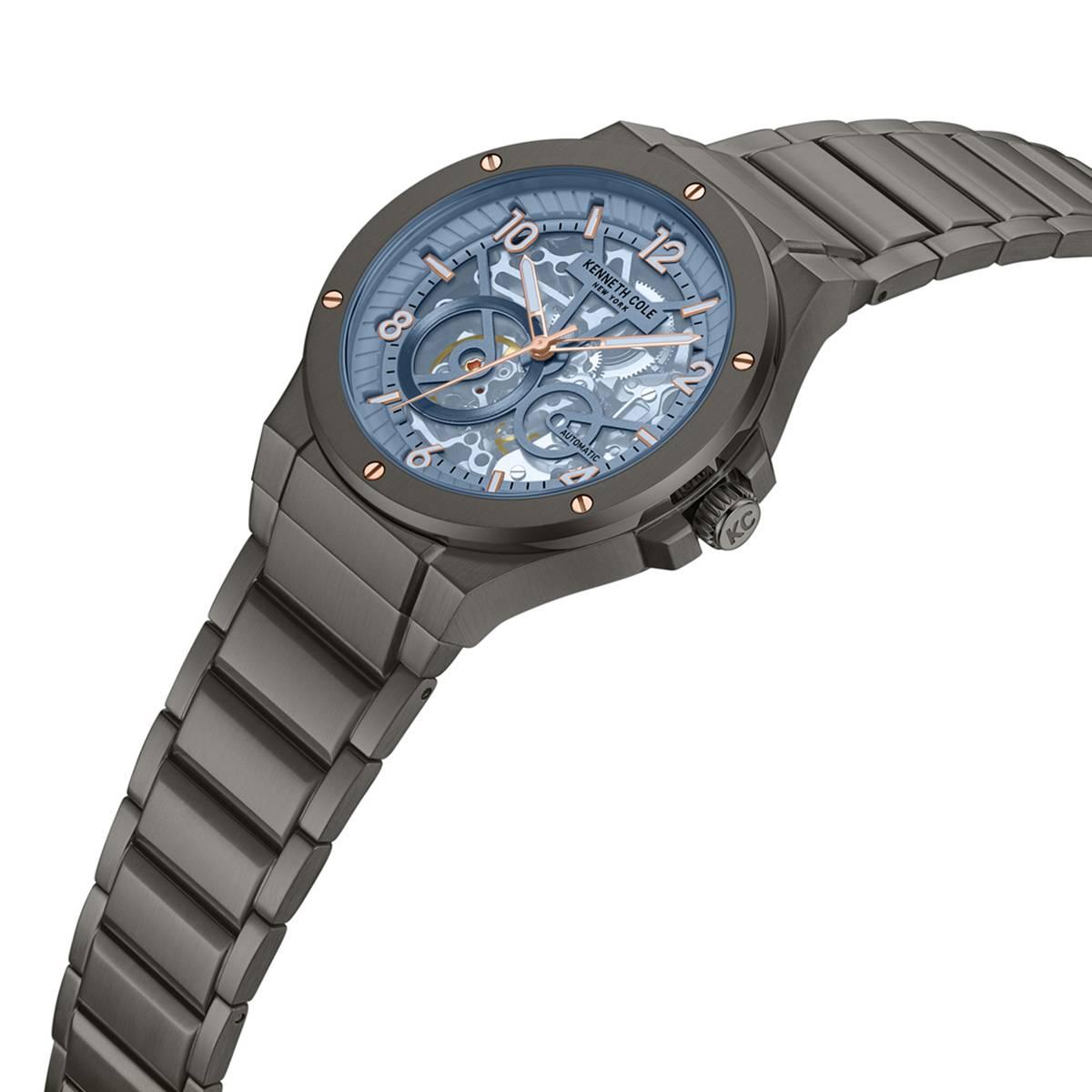 Mens Kenneth Cole® New York Tinged Glass Watch-KCWGY0063301