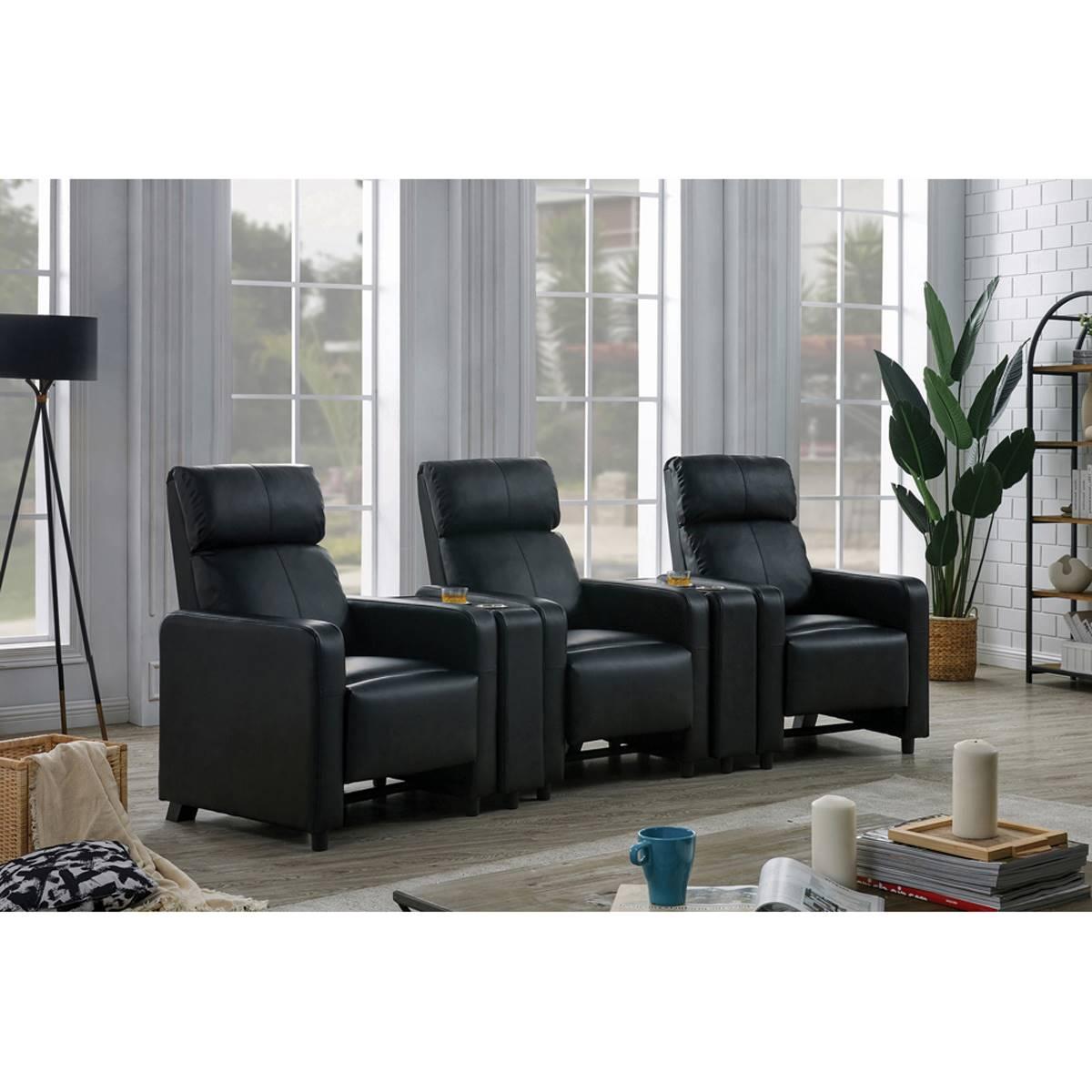 Coaster Toohey Home Theater Console Table with Two Cup Holders