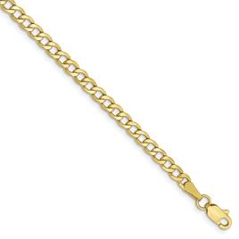 Unisex Gold Classics™ 10kt. Gold 3.35mm 24in. Link Chain Necklace