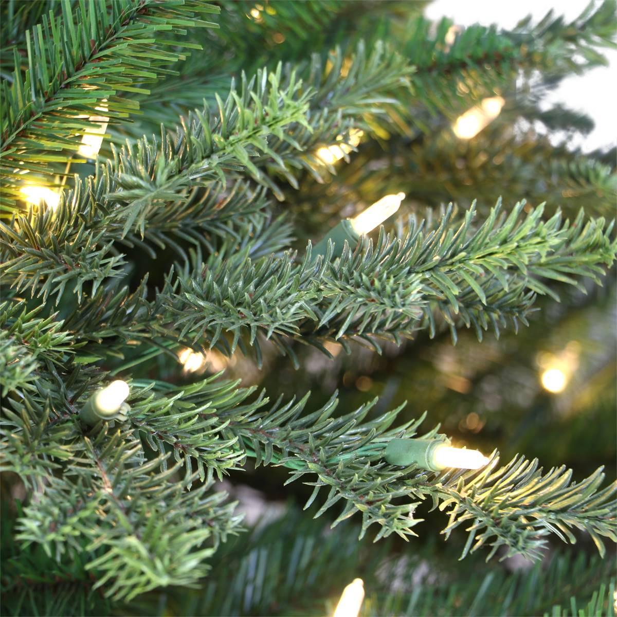 Puleo International 7.5ft. Pre-Lit Slim Royal Douglas Fir Tree