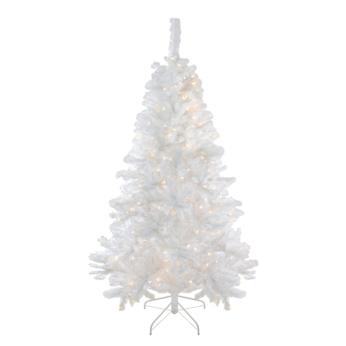 Northlight 6.5ft. Pre-Lit Iridescent Pine Christmas Tree