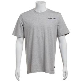 Mens LANDS END(R) Short Sleeve Graphic Tee - Light Heather Grey