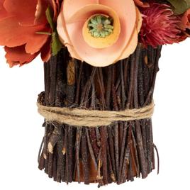 Northlight Seasonal Artificial Mixed Flora Wooden Spring Bouquet