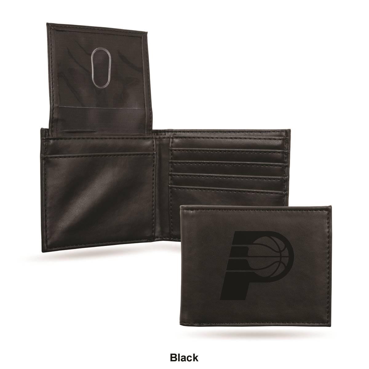 Mens NBA Indiana Pacers Faux Leather Bifold Wallet