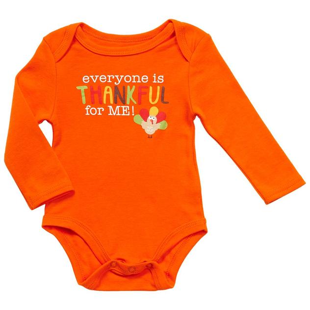 Baby Unisex (3-9M) Baby Essentials® Thankful for Me Bodysuit
